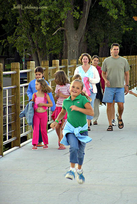 Opening day of the Friendship Walkway, Aug. 27, 2005.