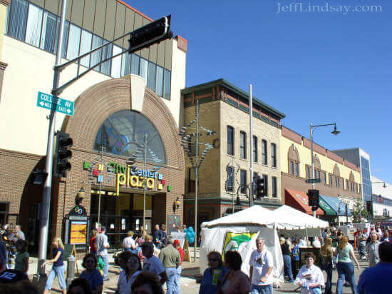 A view of City Center Plaza.