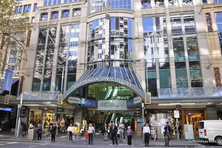 Melbourne, Australia, May 2013: Australia on Collins, a Collins Street mall