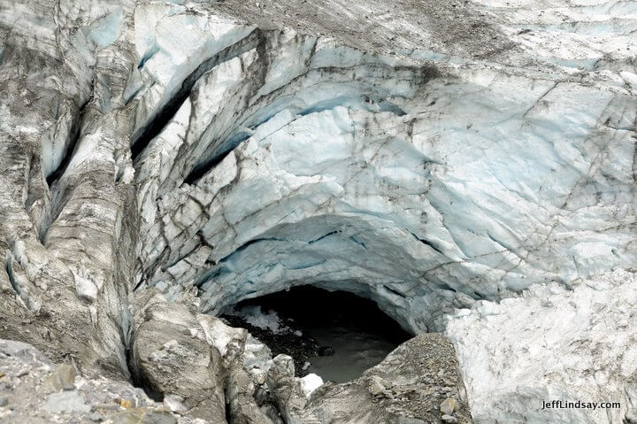 New Zealand: ice cave, Fox Glacier