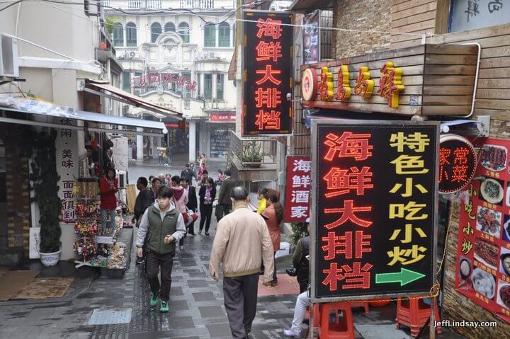 Xiamen, Fujian China, April 2013: Gulangyu streets