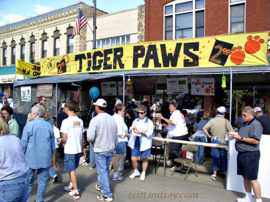 Tiger Paws - a popular sweet treat made from fried dough, provides as a fundraiser for a local Latter-day Saint.