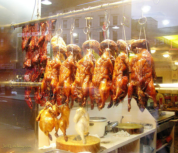 Poultry in Chinatown, San Francisco.