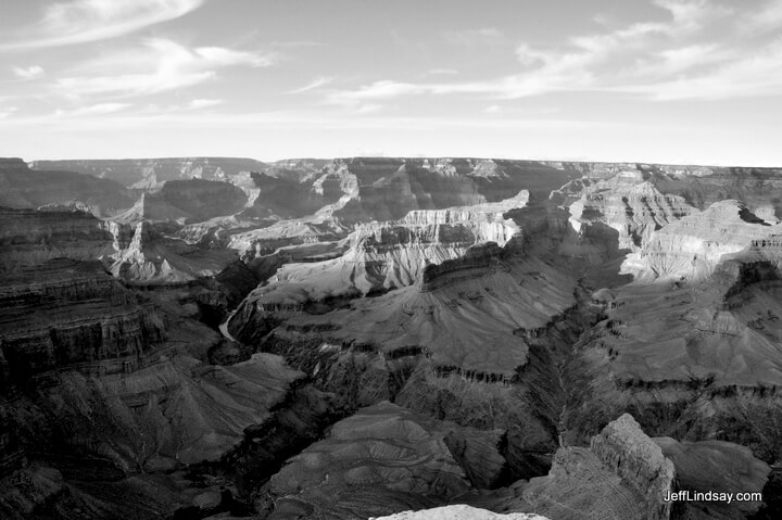 Another view of the South Rim of the Grand Canyon, Jan. 2011.