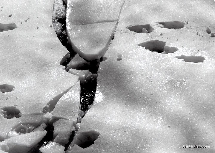 Patterns in the frozen ice of Lake Winnebago reveal mysterious forces at play.