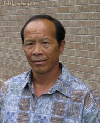 A Hmong man I met at the National Lao-Hmong Recognition Day festival in Oshkosh, July 23, 2005.