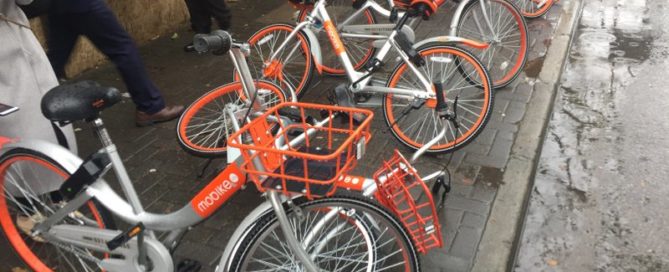 Mobikes in Shanghai