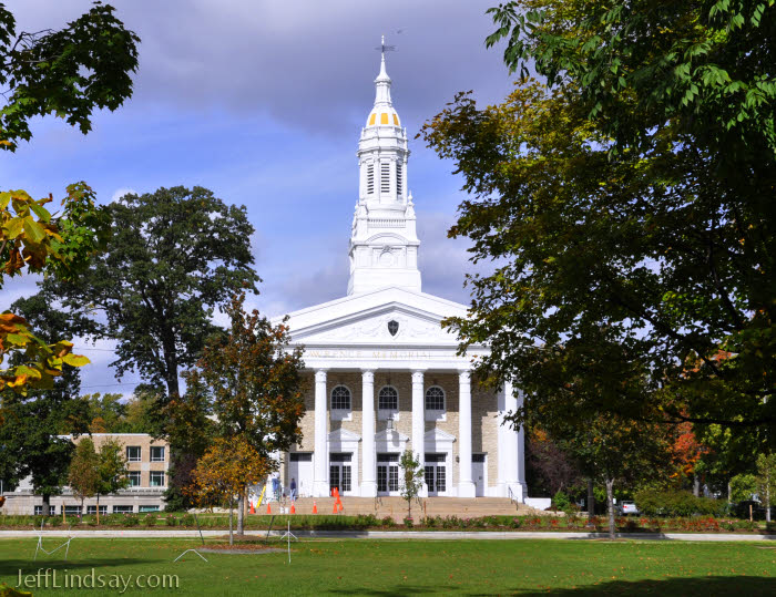 Lawrence Chapel on the Lawrence University campus along College Avenue.