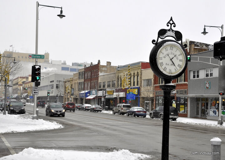 View of College Appleton in downtown Appleton, winter 2011.