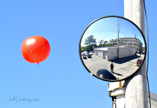 A self-portrait from downtown Appleton.