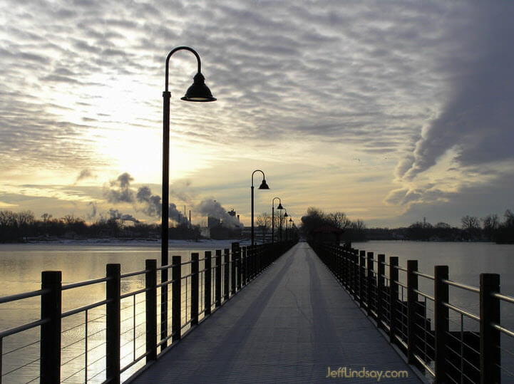 The Friendship Trail Trestle Bridge Walkway.