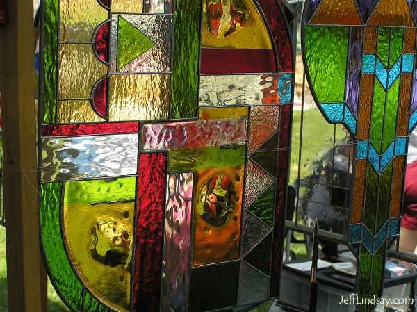 Art with stained glass - one of my favorites.