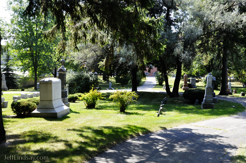 Another view of Appleton's Jewish cemetary, Sept. 2009.