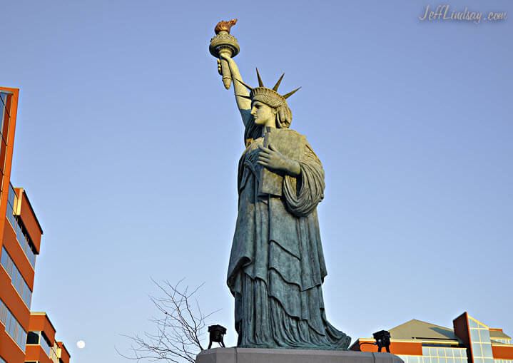 Statue of Liberty in downtown Neenah