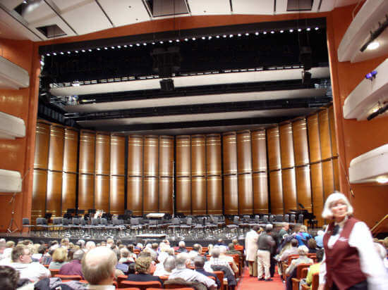 Another PAC view before the performance of a concert put on by East High School.