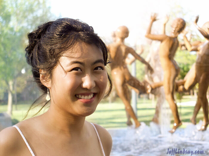 The Ringdance sculpture in City Park is a favorite place for prom photos.