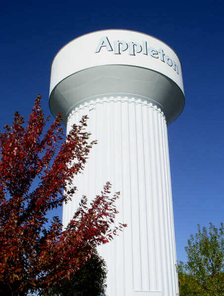 Another Appleton water tower.