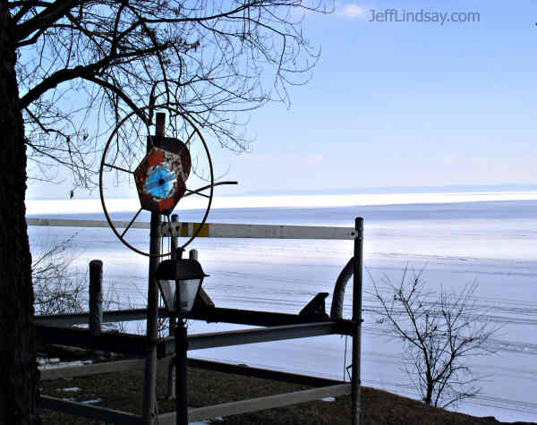 A view of Lake Winnebago, just south of Neenah on County Highway A.