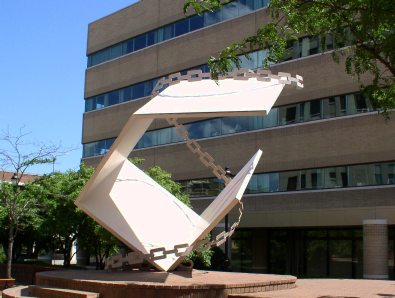 Houdini Plaza in downtown Appleton.