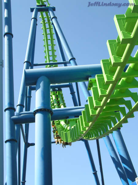 A scene at Magic Mountain near Los Angeles, California, June 27, 2005.