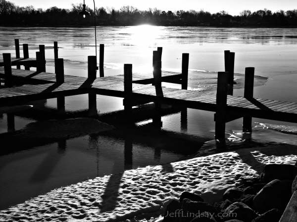 A nearby dock in Appleton on Little Lake Butte des Morts.