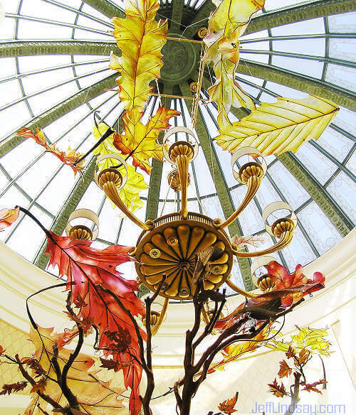 View inside the Bellagio Hotel in Las Vegas, Oct. 2006.