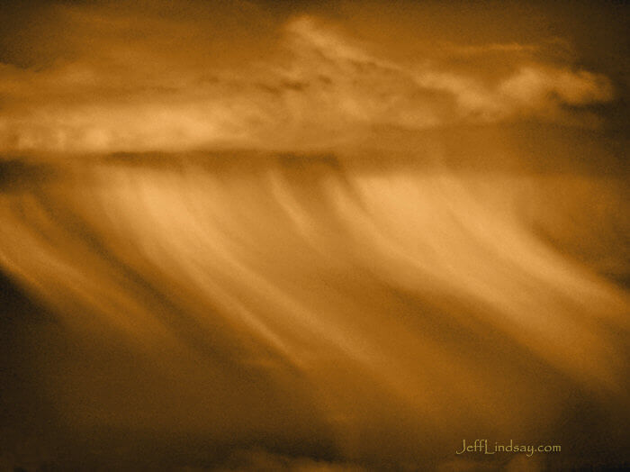 Clouds viewed in West Palm Beach, Florida, Sept. 2007.