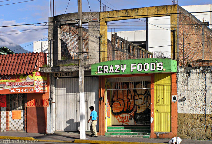 Crazy Foods in Orizaba, Mexico.