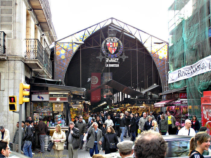 Entrance to the great marketplace. 