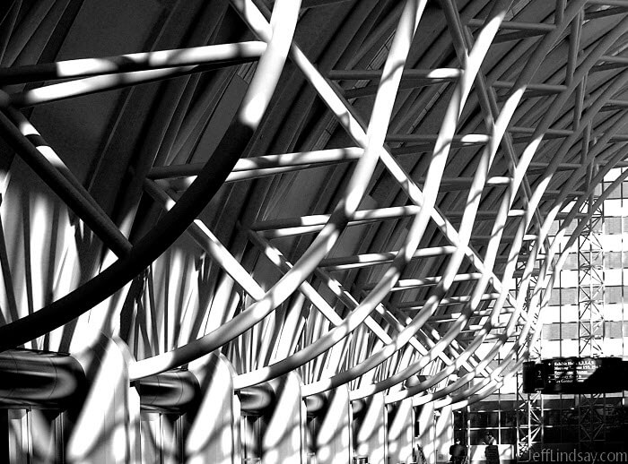 Interior of the Salt Lake Convention Center, 2007.