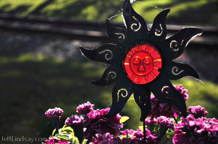 Ornament in a Fox Valley cemetary, July 2009.