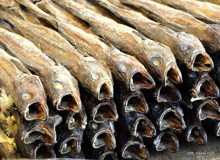 Dried fish at the Jungbu Dried Fish Market in Seoul, South Korea, October 2011. Open wide!