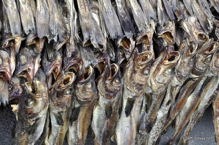 Dried fish at the Jangbu Fish Market in Seoul, Korea, October 2011.