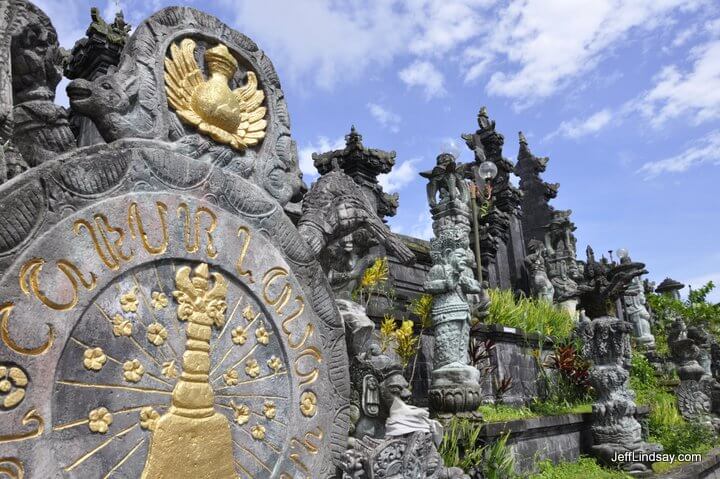 Entrance to Besakih Temple complex in Bali.