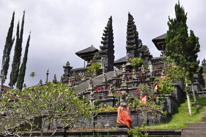 Besakih Temple, the mother Hindu temple complex in Bali.