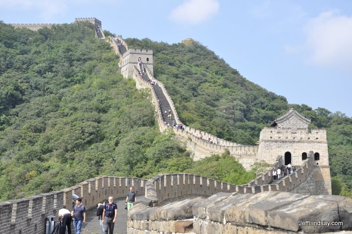 View of the Great Wall of China, 2011