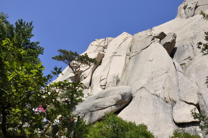 The beautiful Seorak Mountains of eastern Korea.