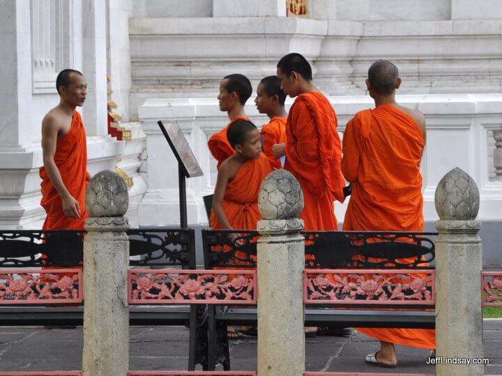 Buddhist monks.