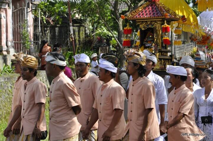 Procession: Hindu event in Bali.