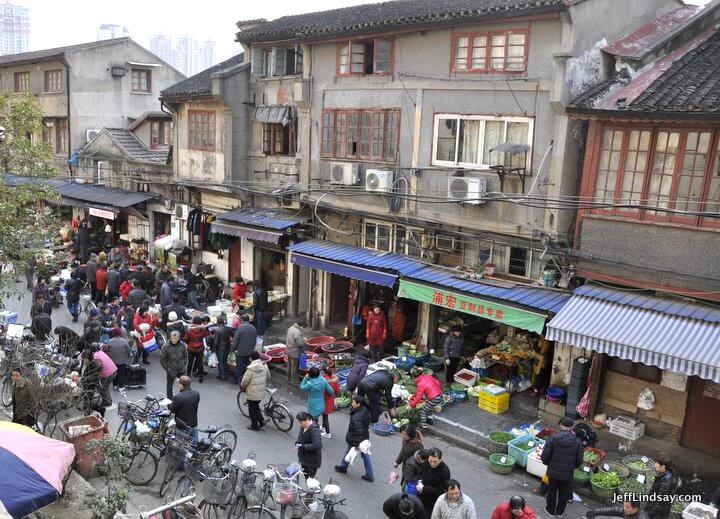 TangJiaWan Street in Laoximen, Shanghai, 2012