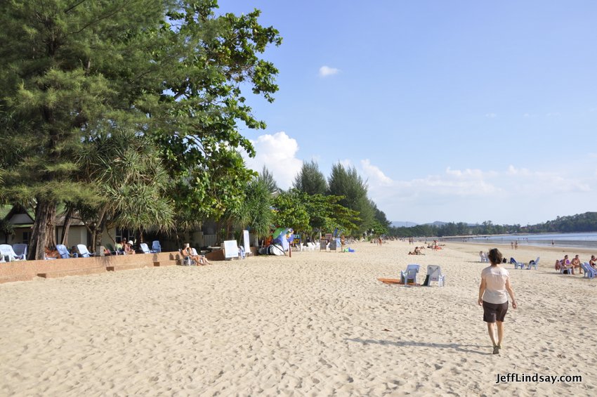 On a stroll on the beach, west side of the island.