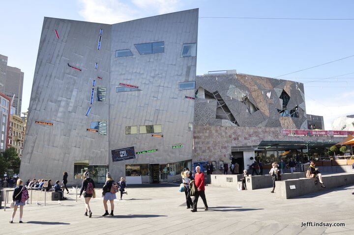 Melbourne, Australia, May 2013: public square