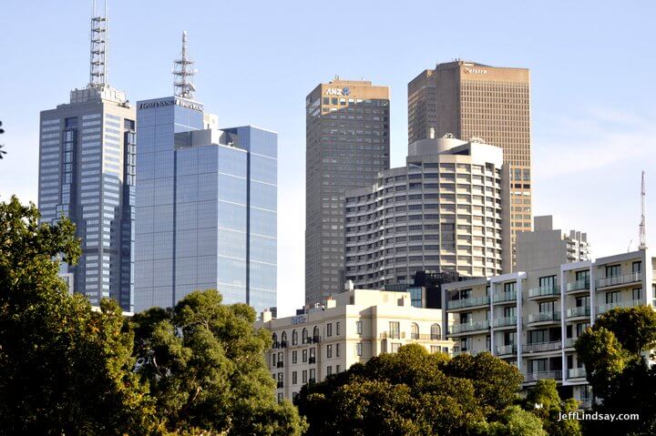 Melbourne, Australia, May 2013: Downtown 