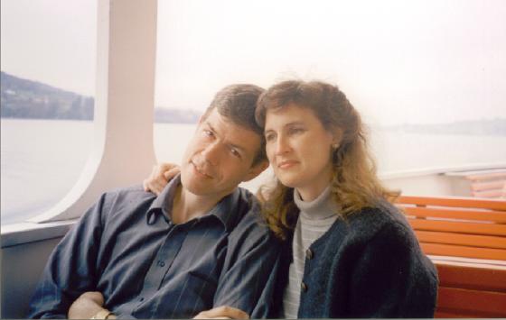 Jeff and Kendra on Lake Lucern