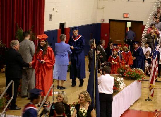 Daniel after he graduated from East High School in Appleton, June 3, 2004.