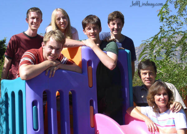 All of us while in Utah, attending the funeral of Floyd Larson in July, 2005.