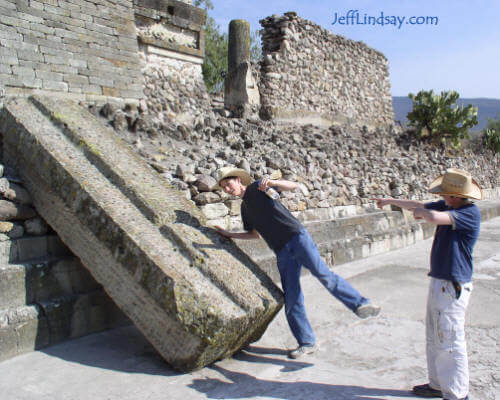 Benjamin learns why the sign at Mitla said NO TOCAR.