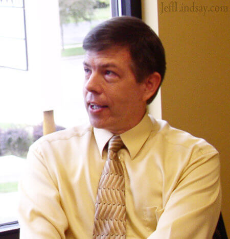 Jeff in his office at Innovation Edge, Sept. 2007.