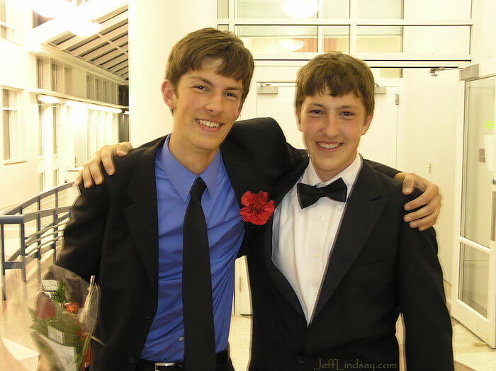 Ben and Mark at Lawrence University following the tremendous Appleton area Annual Commencement Concert on May 20, 2007, where Mark played bassoon in the Appleton East Orchestra and where Ben was the concluding soloist, playing Schumann's Piano Concerto in A Minor.