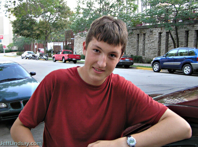 Mark in Madison, Wisconsin, September 2007.